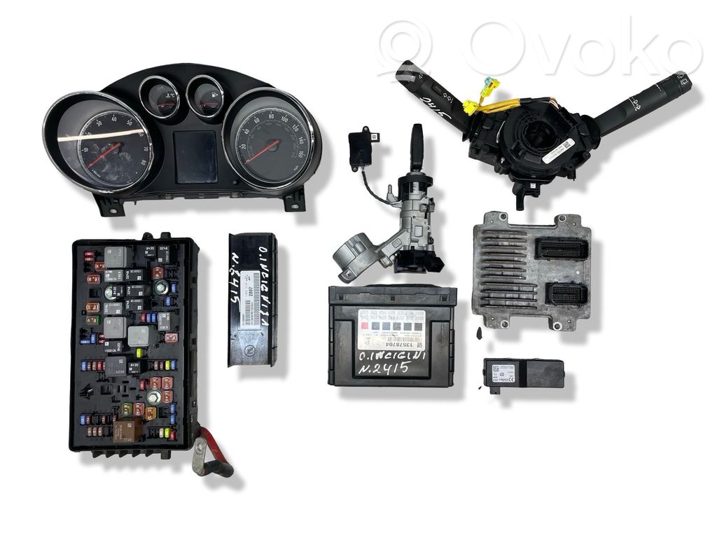 Opel Insignia A Komputer / Sterownik ECU i komplet kluczy 