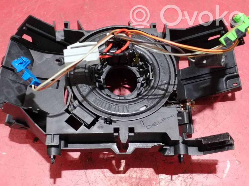 Renault Clio III Bague collectrice/contacteur tournant airbag (bague SRS) 