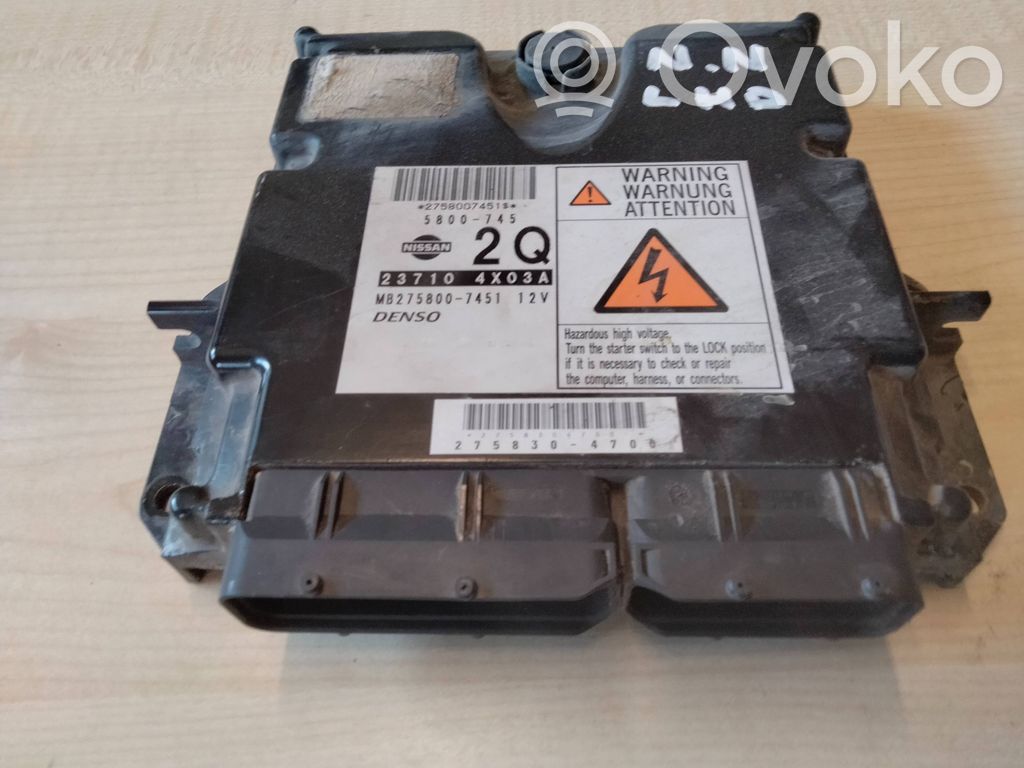 Nissan Navara D40 Engine control unit/module 
