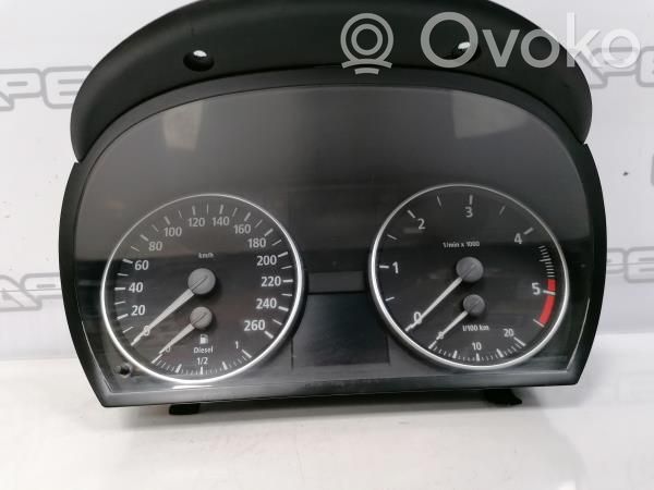 BMW 3 E90 E91 Spidometrs (instrumentu panelī) 