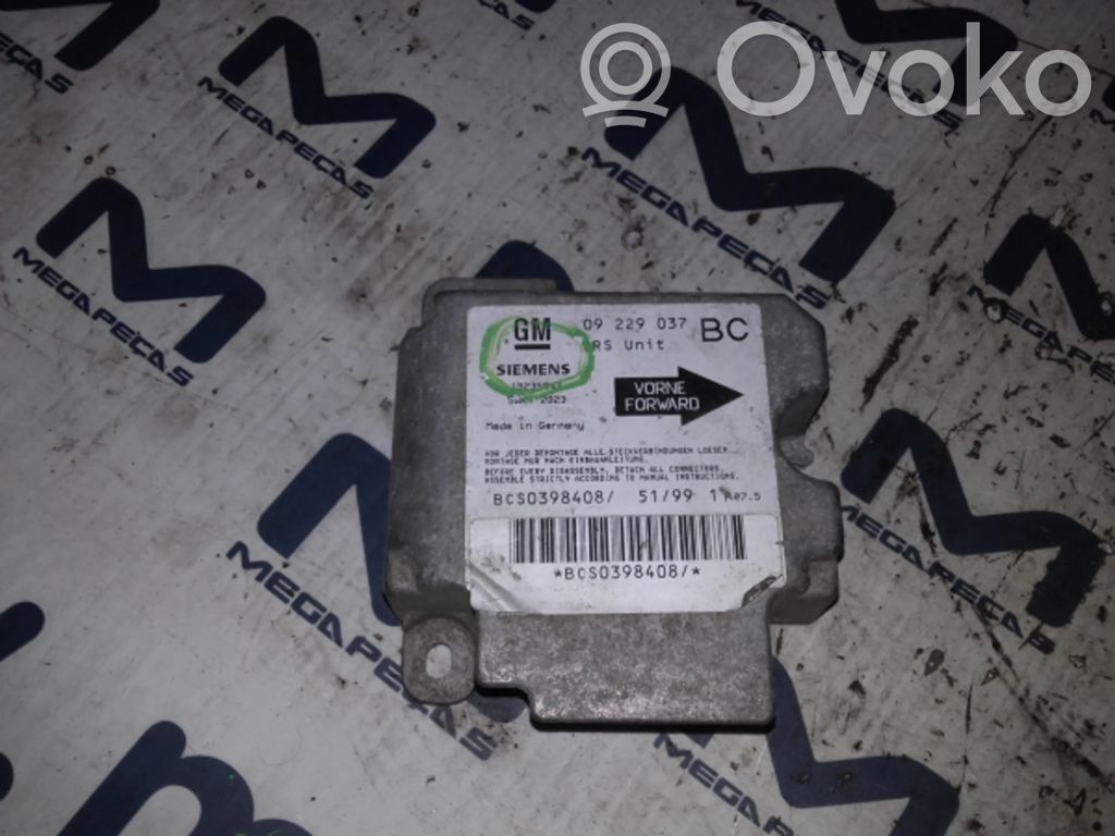 Opel Zafira A Airbag control unit/module 