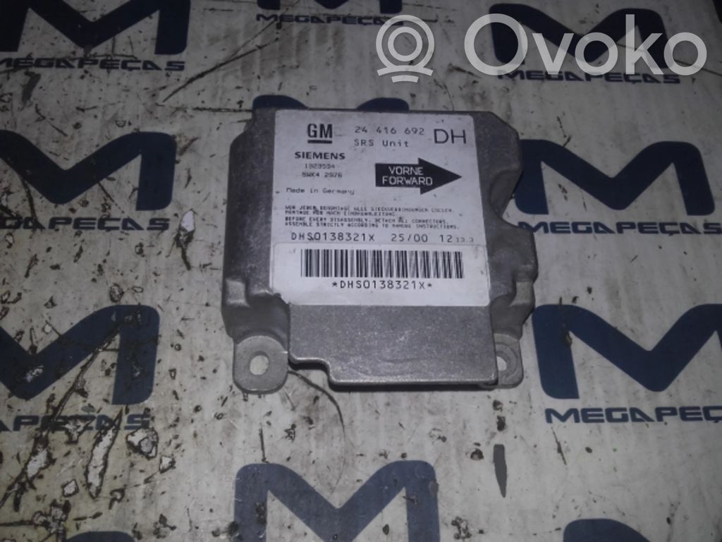 Airbag control unit/module   24416692,5WK42976