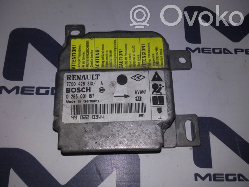 Renault Clio II Module de contrôle airbag 