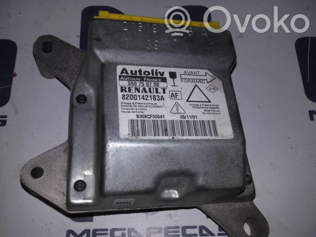 Module de contrôle airbag   8200142183A,550758700