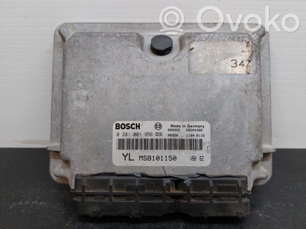 Engine control unit/module   0281001956,MSB101150