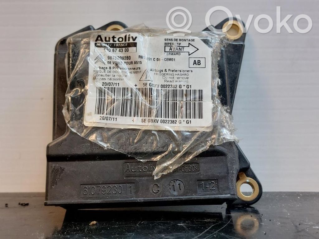 Citroen DS3 Airbag control unit/module 