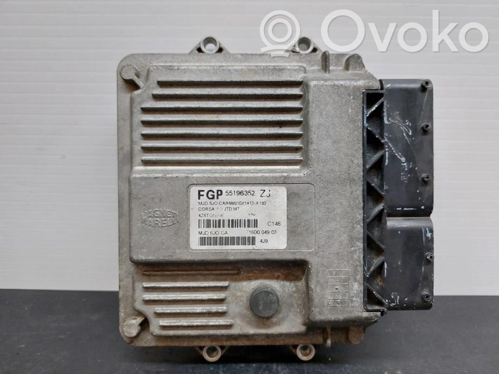 Opel Corsa C Variklio valdymo blokas 