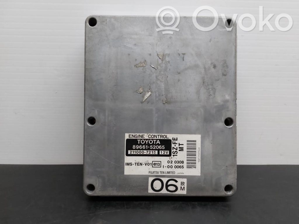 Toyota Yaris Unitate/modul de control motor 