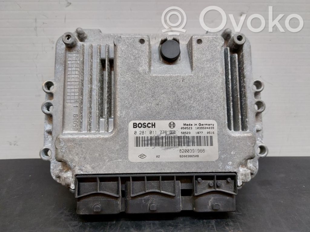 Unidad de control/módulo del motor   8200391966,0281011776