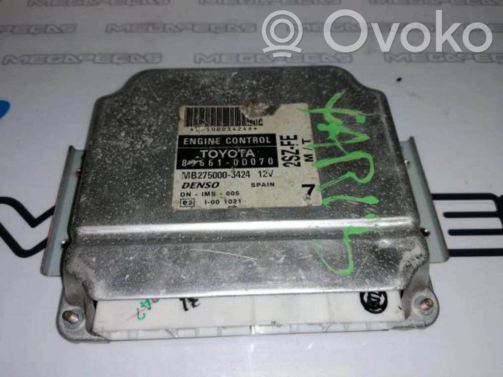 Engine control unit/module   896610D070,2SZFE,MB2750003424