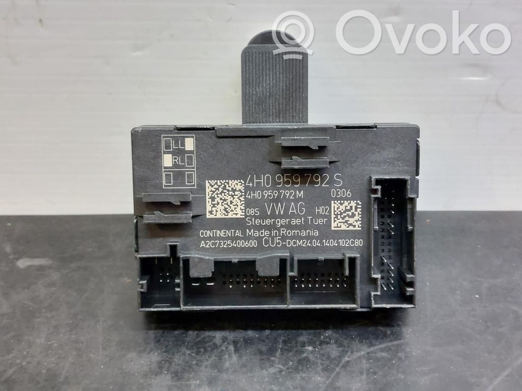 Door control unit/module   4H0959792S,4H0959792M