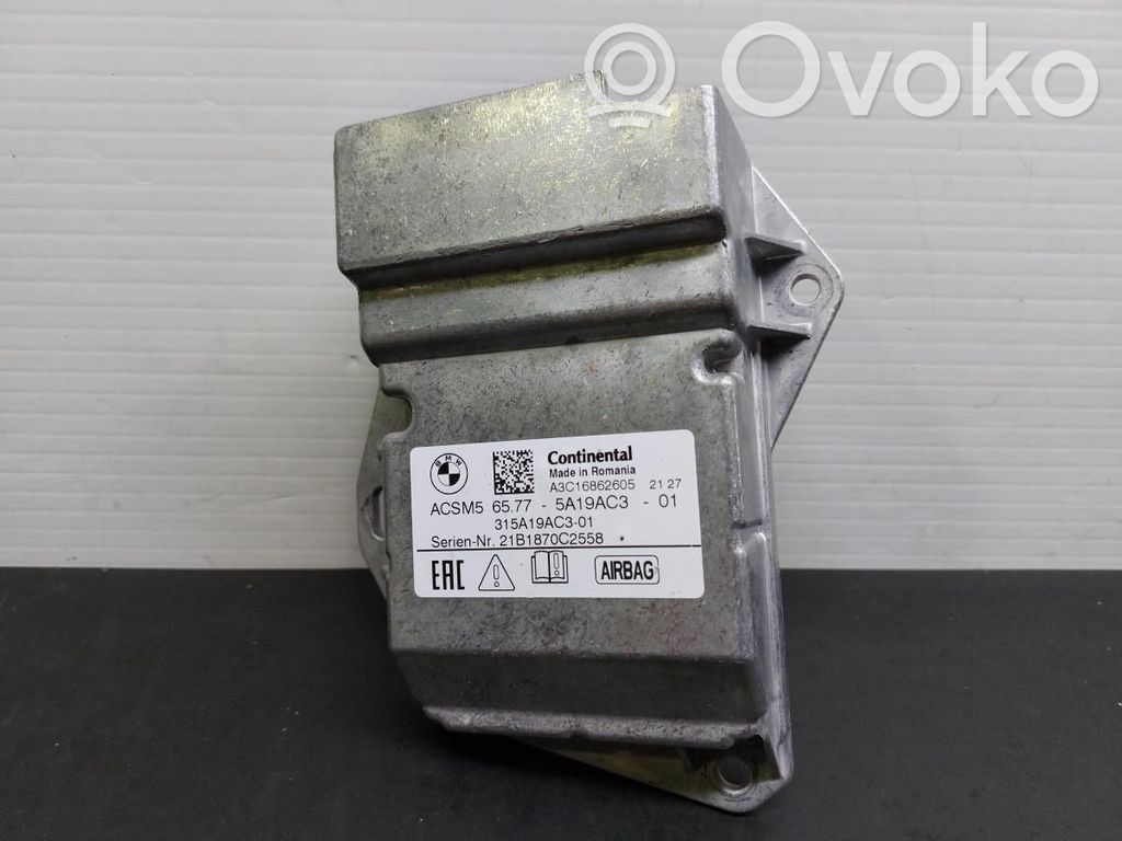 BMW 1 F40 Centralina/modulo airbag 