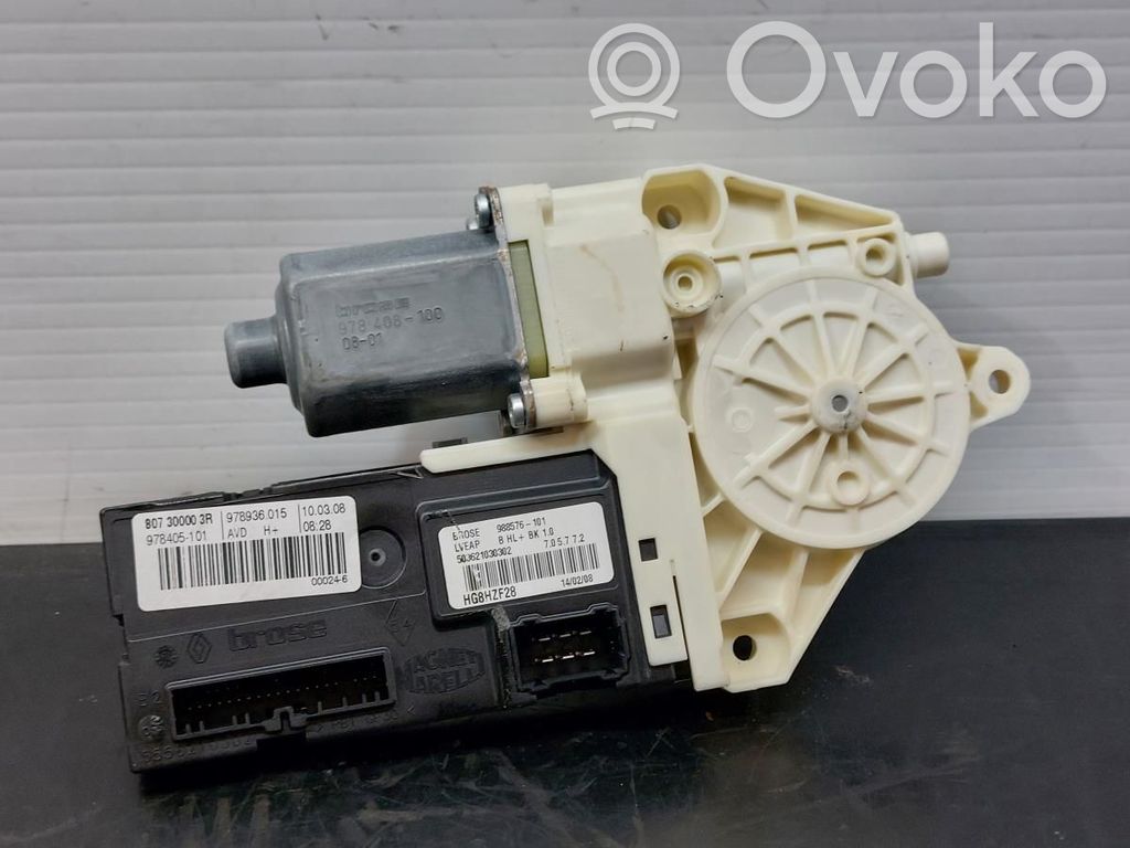 Renault Laguna III Silnik regulatora szyby drzwi przednich 