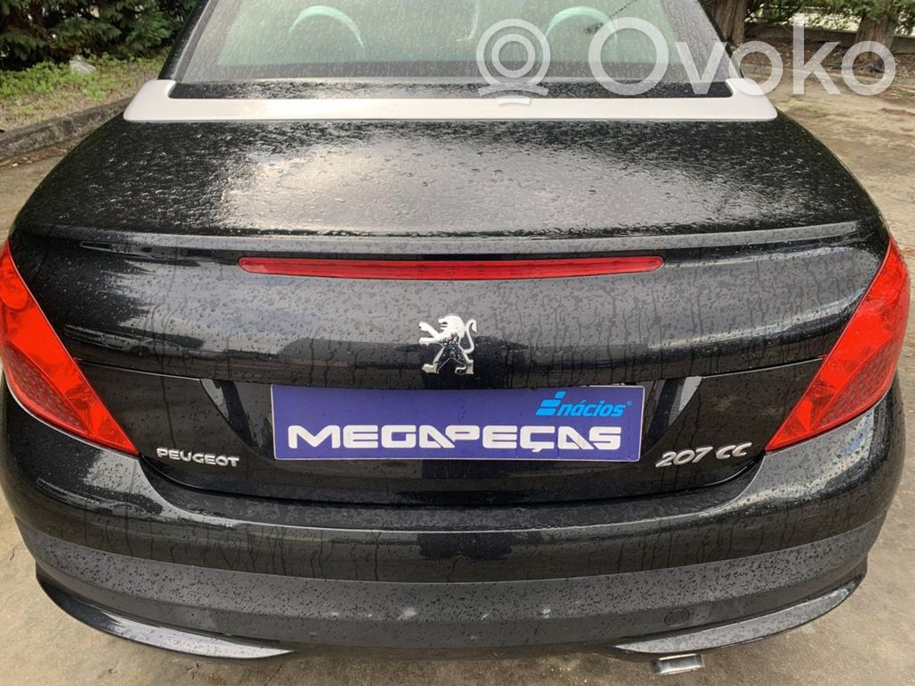 Peugeot 207 CC Hayon/capotă portbagaj 