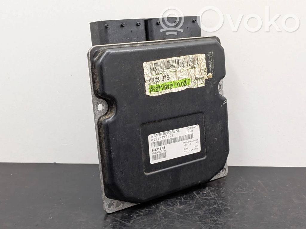 Engine control unit/module   A2710101002,5WK90507,A2711539179