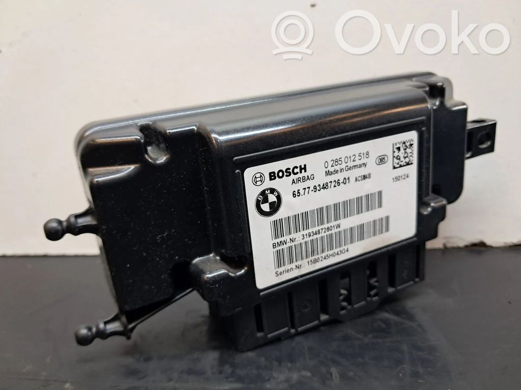 BMW 1 F20 F21 Unitate/modul de comandă airbaguri 