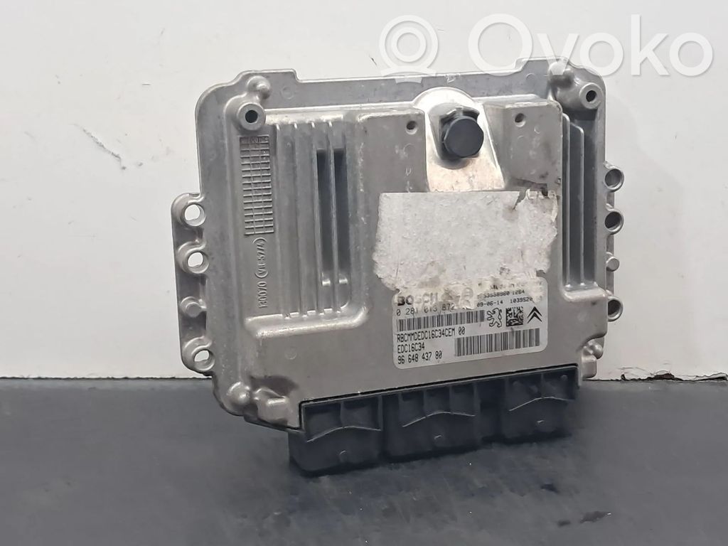 Engine control unit/module   9664843780,0281013872,9653958980,EDC16C34