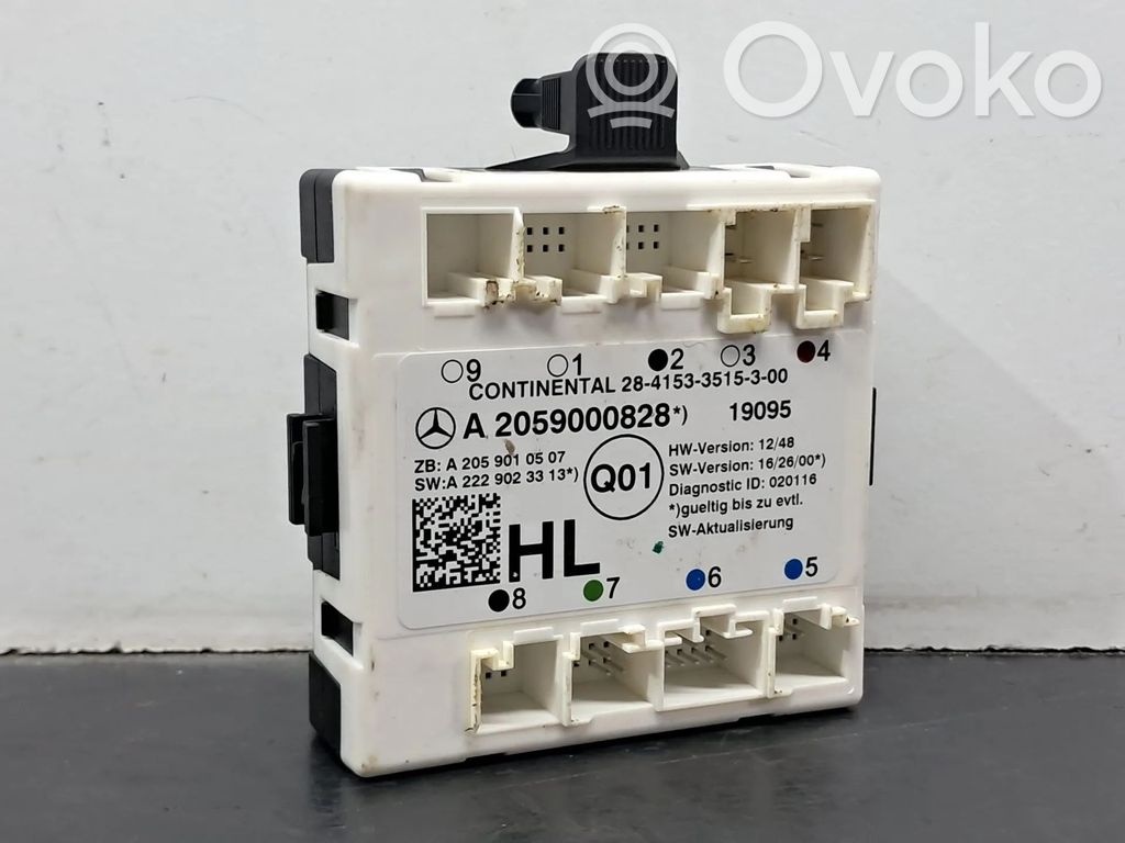 Unidad de control/módulo de la puerta   A2059000828,A2059010507,A2229023313
