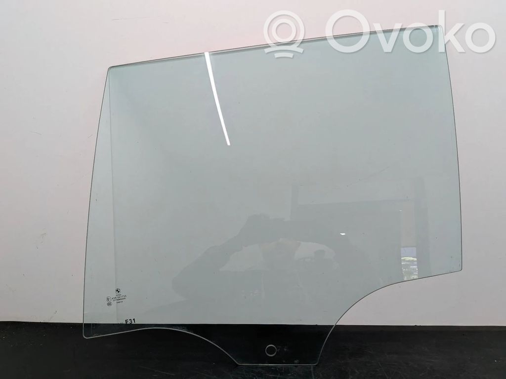 BMW 3 F30 F35 F31 Vetro del finestrino della portiera posteriore