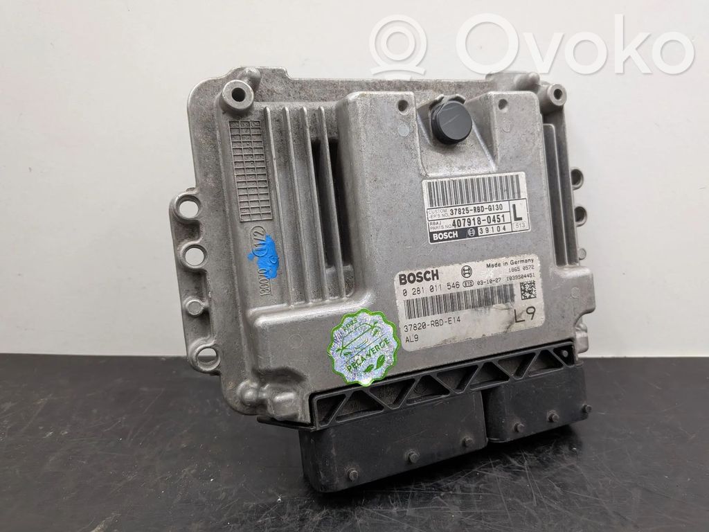Honda Accord Engine control unit/module 