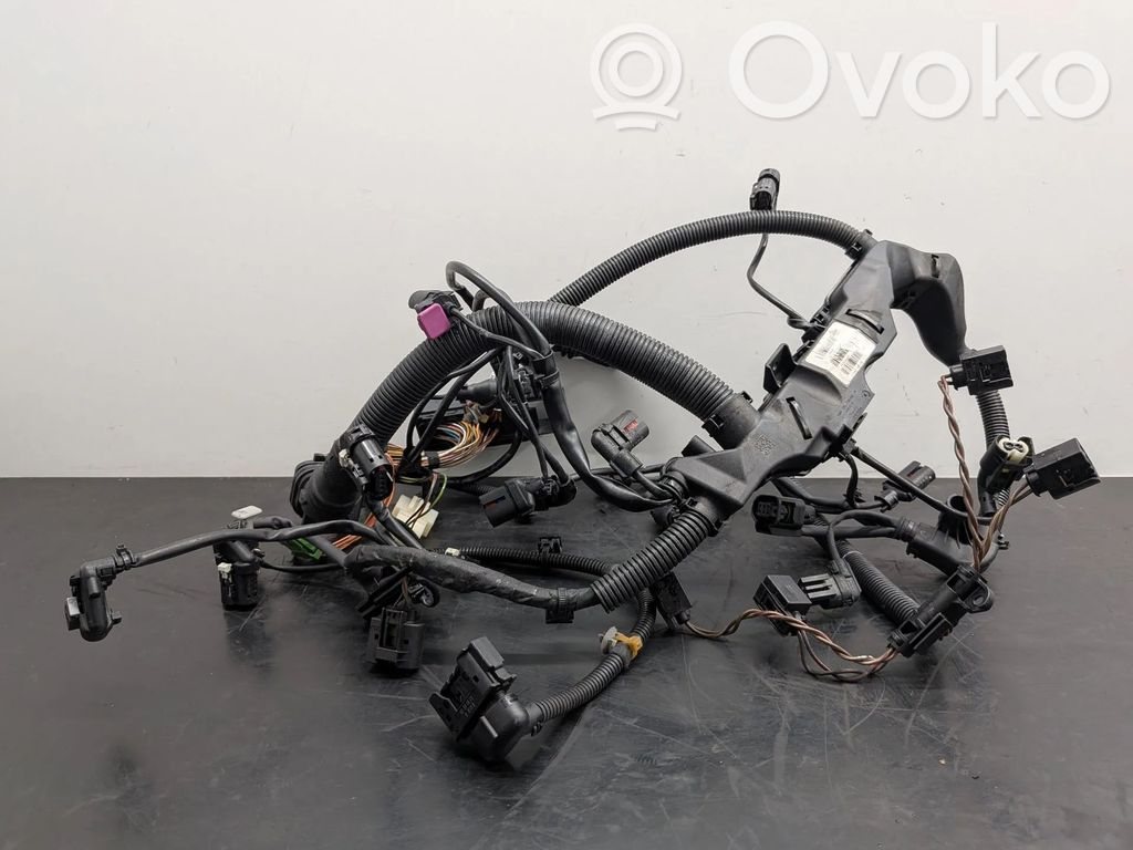 BMW 3 F30 F35 F31 Wiązka przewodów silnika 
