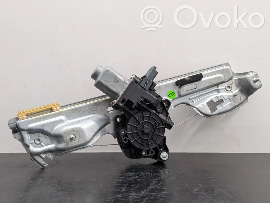 Renault Megane IV Rear window lifting mechanism without motor