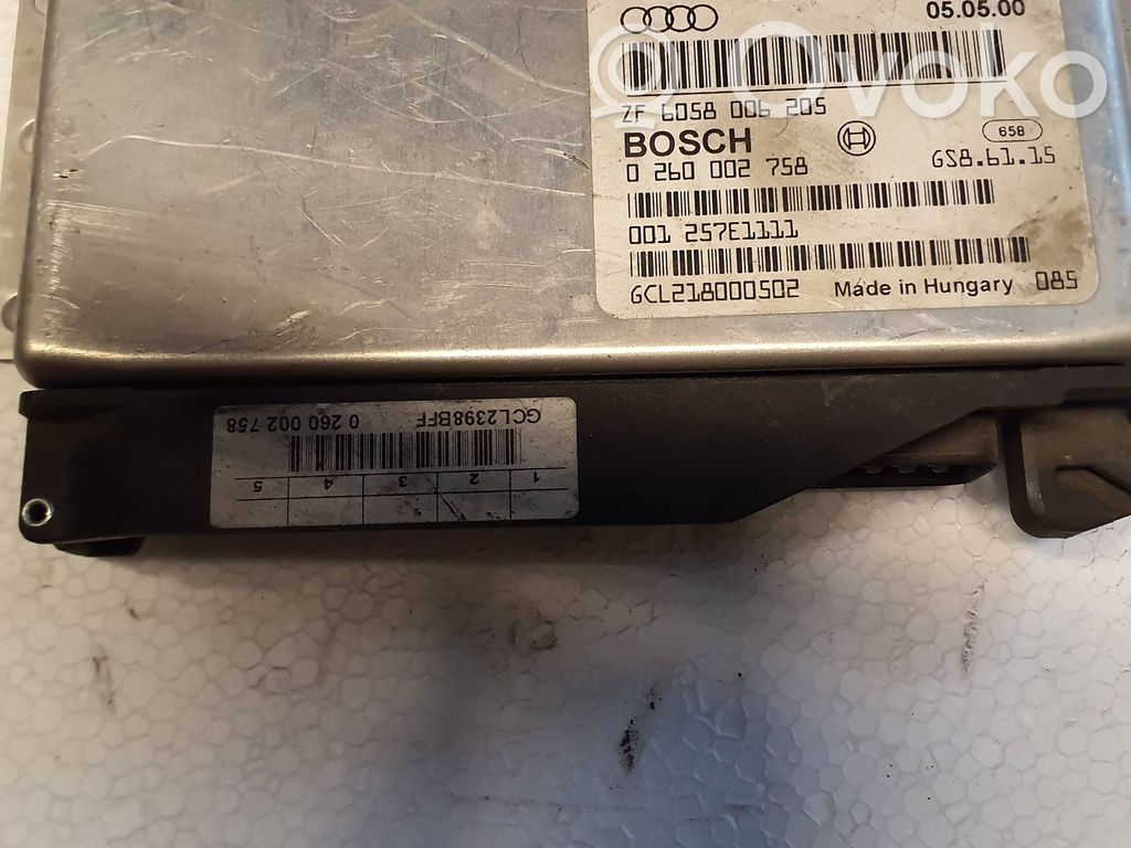 Gearbox control unit/module   4B0927156CD,0260002758,ZF6058006205
