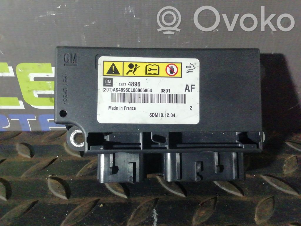 Opel Astra H Unidad de control/módulo del Airbag 