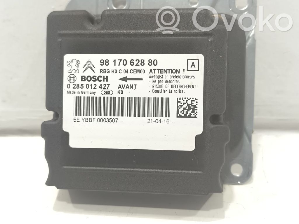 Unidad de control/módulo del Airbag   9817062880