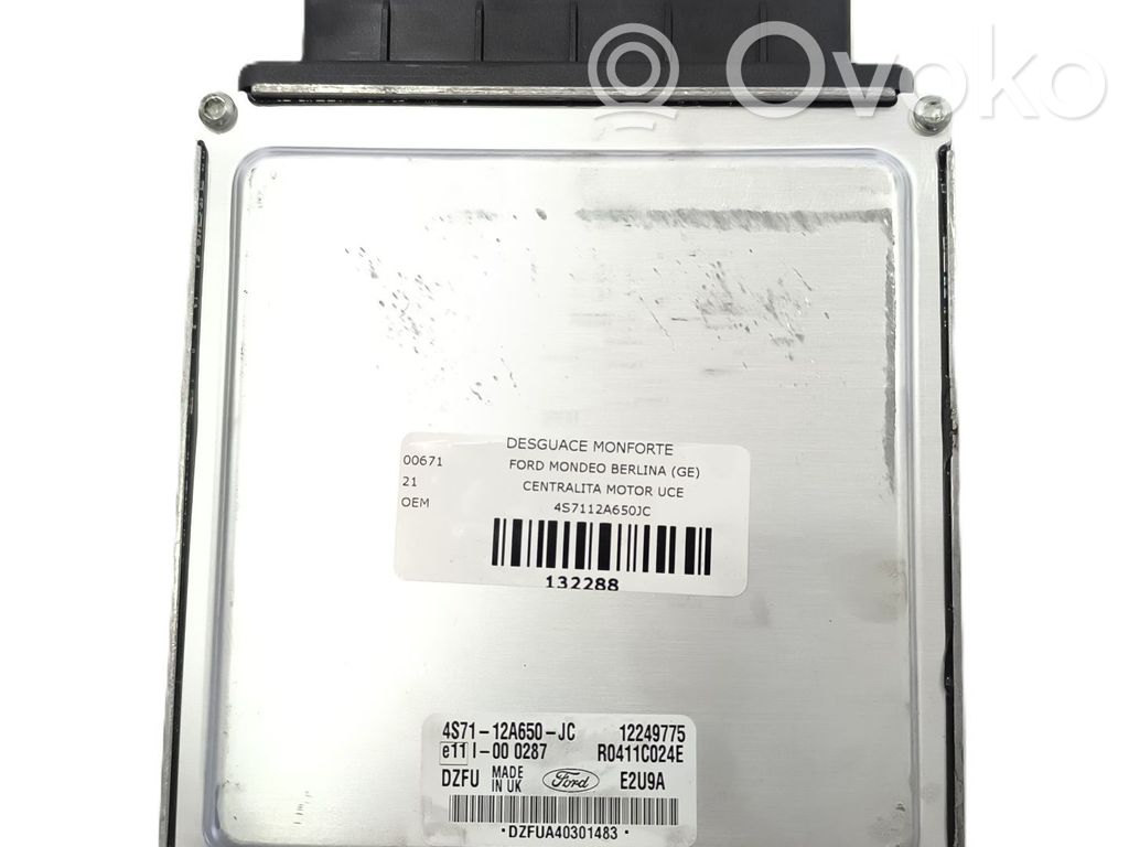 Engine control unit/module   4S7112A650JC