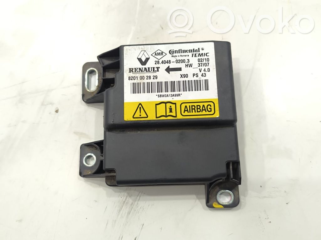 Dacia Sandero Airbag control unit/module 