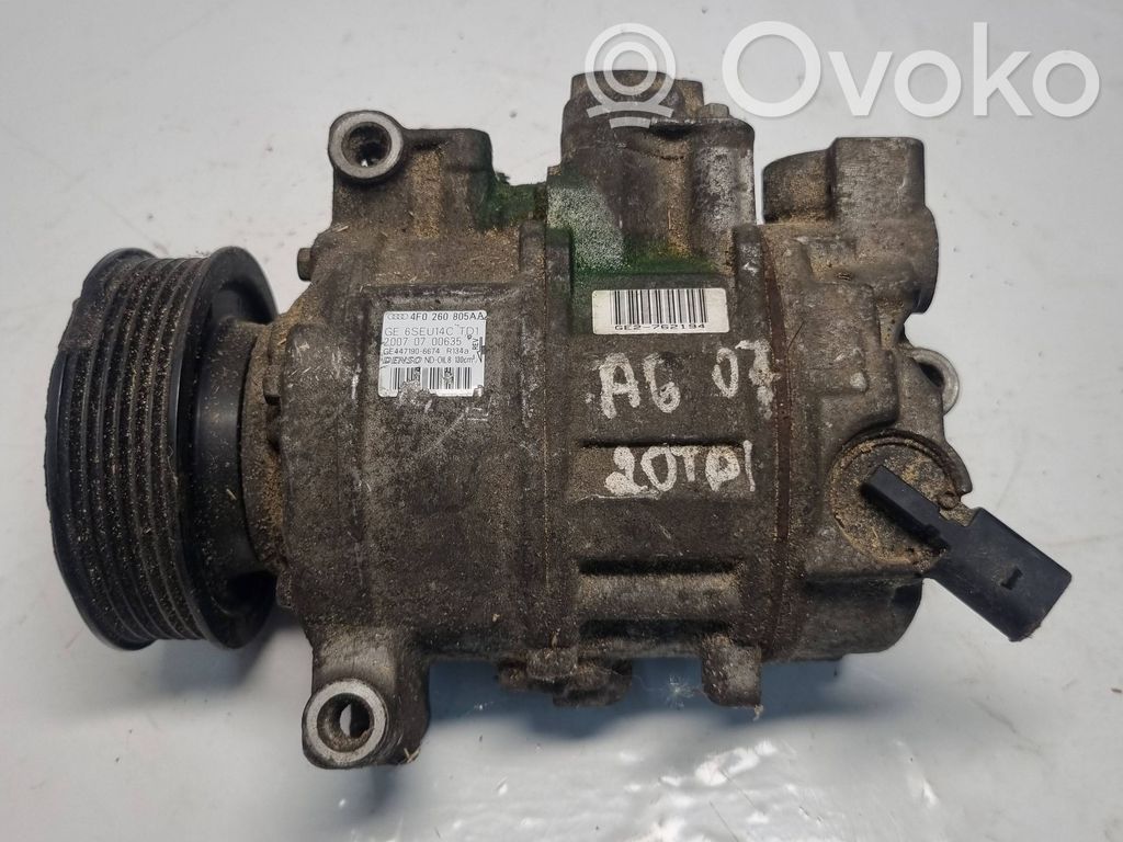 Audi A6 S6 C6 4F Kompresor / Sprężarka klimatyzacji A/C 