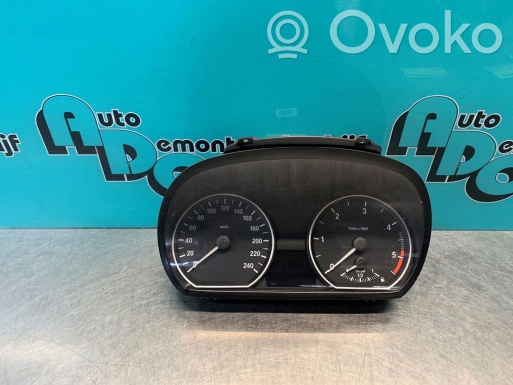 BMW 1 E81 E87 Spidometrs (instrumentu panelī) 
