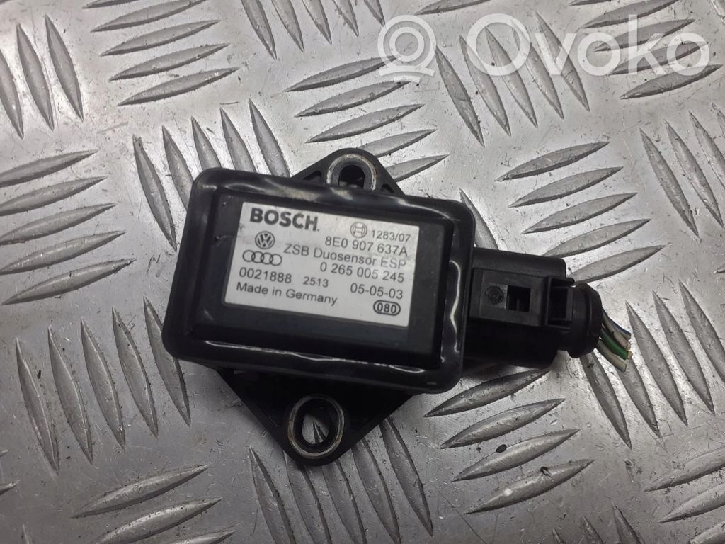 ESP (stability system) control unit   8E0907637A