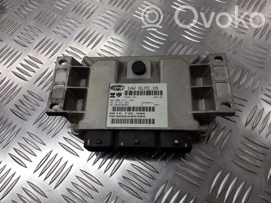 Citroen C4 I Unité de commande, module ECU de moteur 