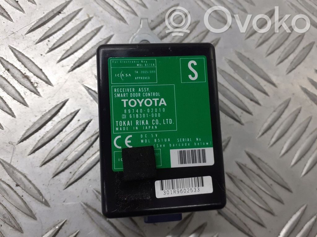 Toyota Auris 150 Centralina/modulo chiusura centralizzata portiere