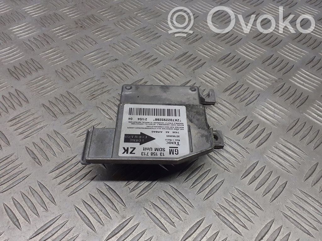 Opel Meriva A Centralina/modulo airbag
