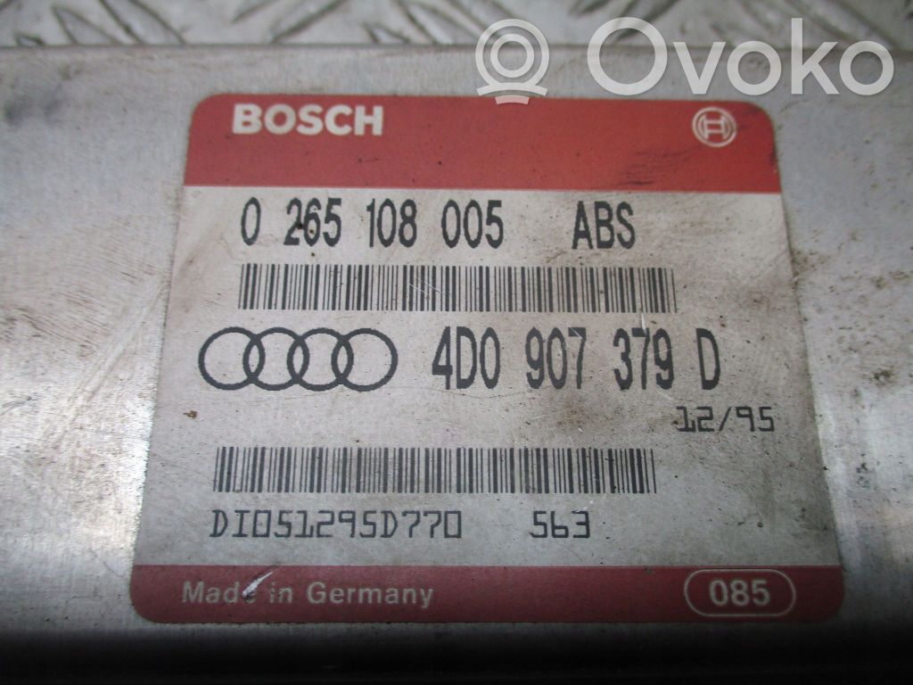 Sterownik / moduł ABS   4D0907379D
