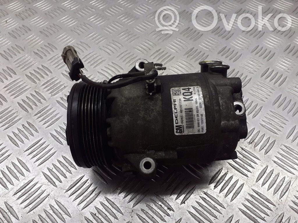 Opel Zafira B Compressore aria condizionata (A/C) (pompa)