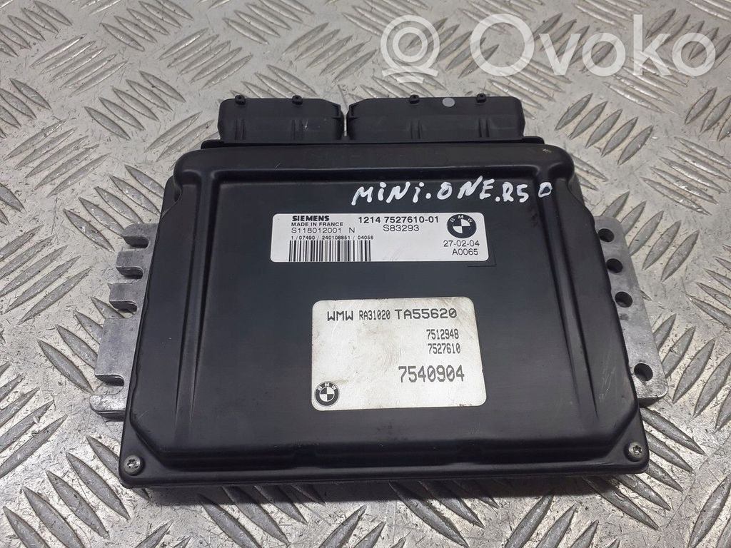 Mini One - Cooper R50 - 53 Engine control unit/module ECU 