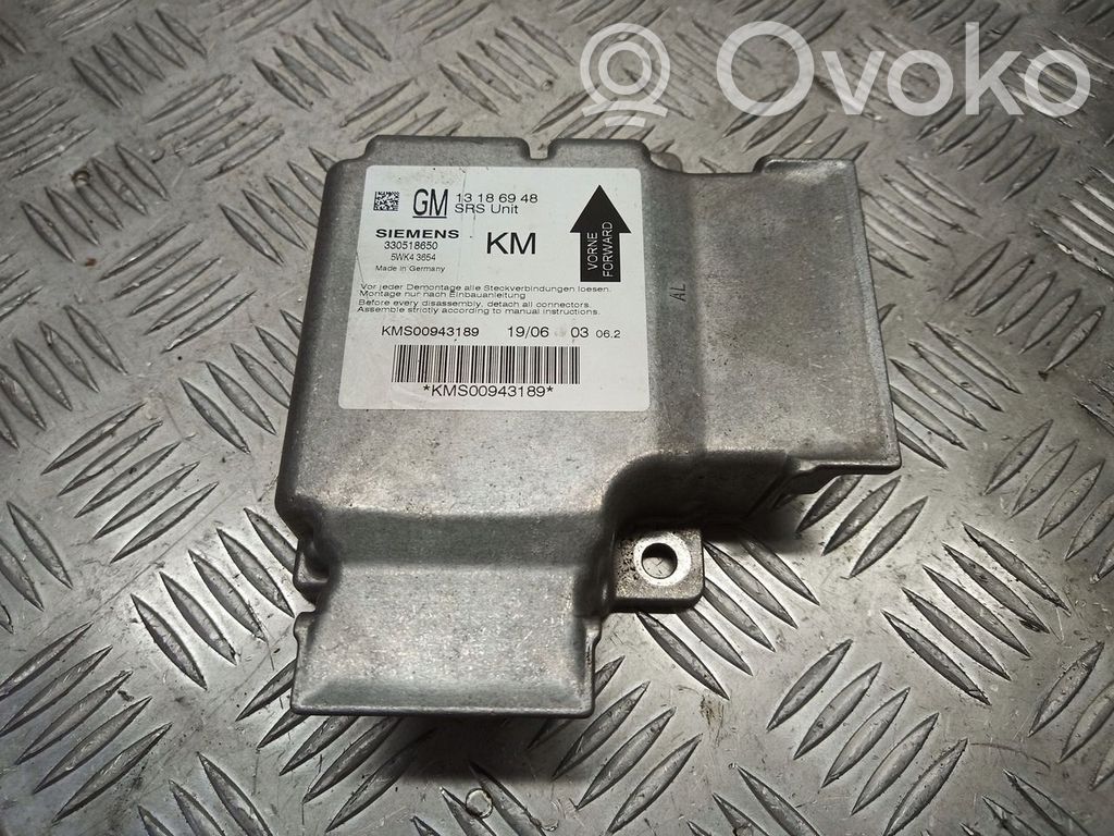 Centralina/modulo airbag   13186948