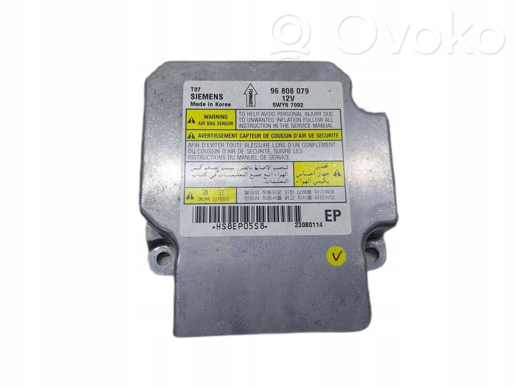 Chevrolet Aveo Airbag control unit/module 