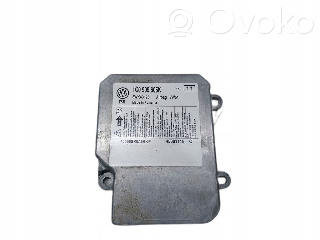 Skoda Fabia Mk2 (5J) Unitate/modul de comandă airbaguri 