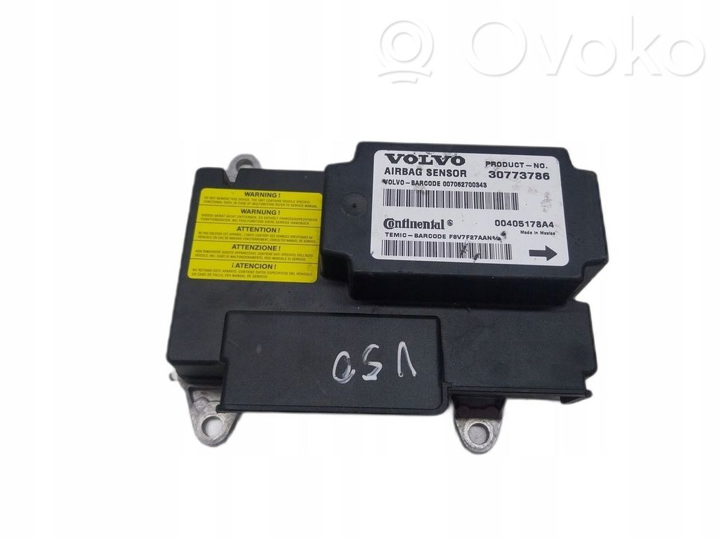 Volvo V50 Turvatyynyn ohjainlaite/moduuli 