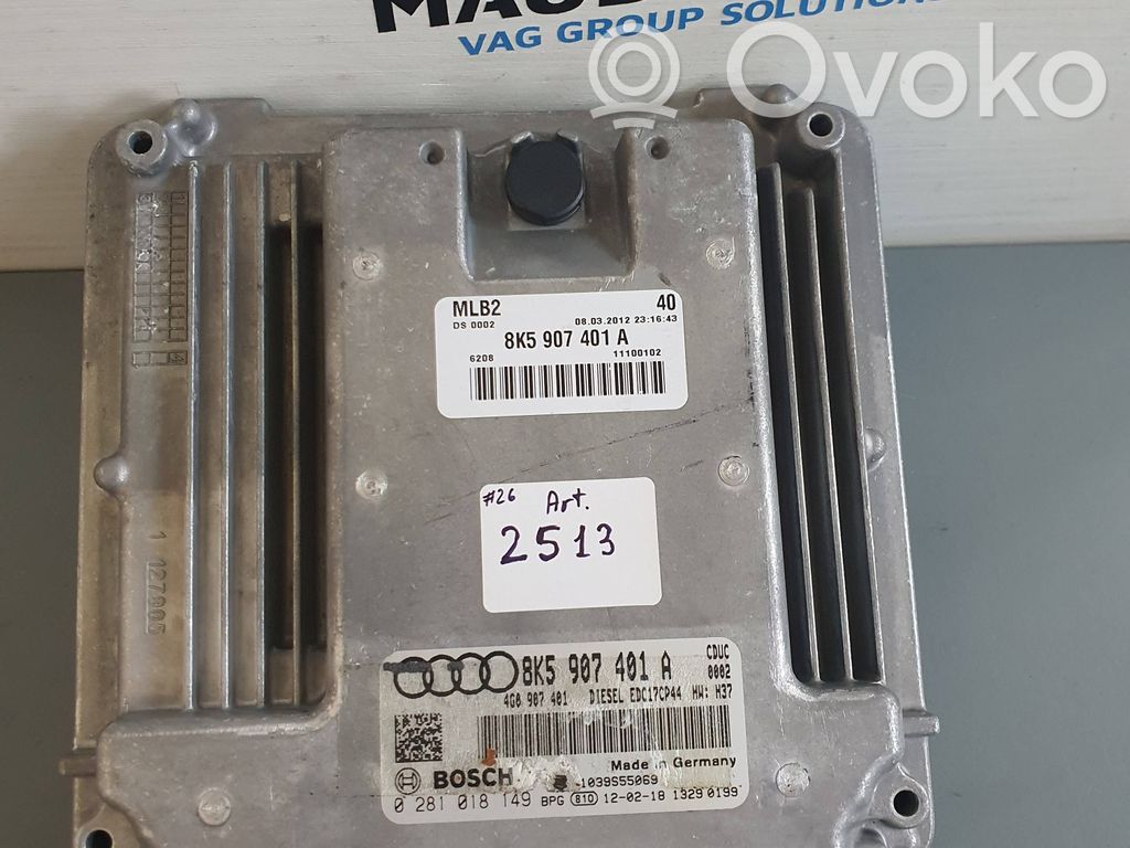 Audi A4 S4 B8 8K Engine control unit/module 