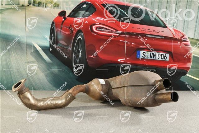 Porsche Boxster 987 Задний бундуль глушителя 