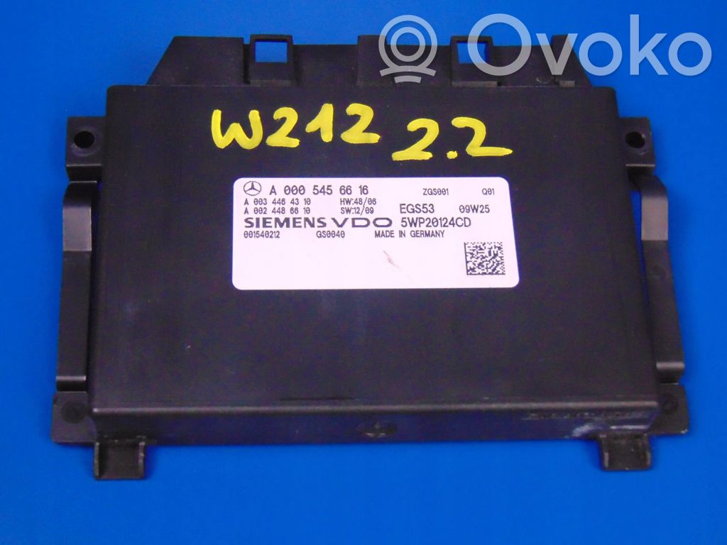 Mercedes-Benz E W212 Gearbox control unit/module 
