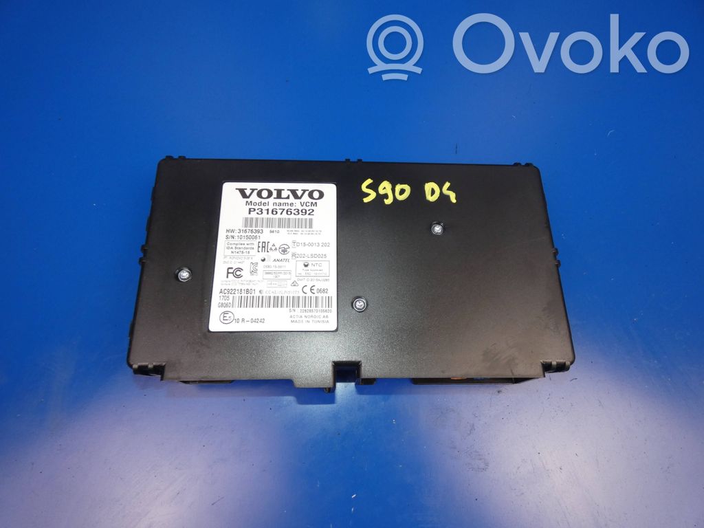 Volvo S90, V90 Camera control unit module 