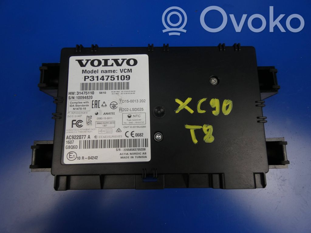 Volvo XC90 Module confort 