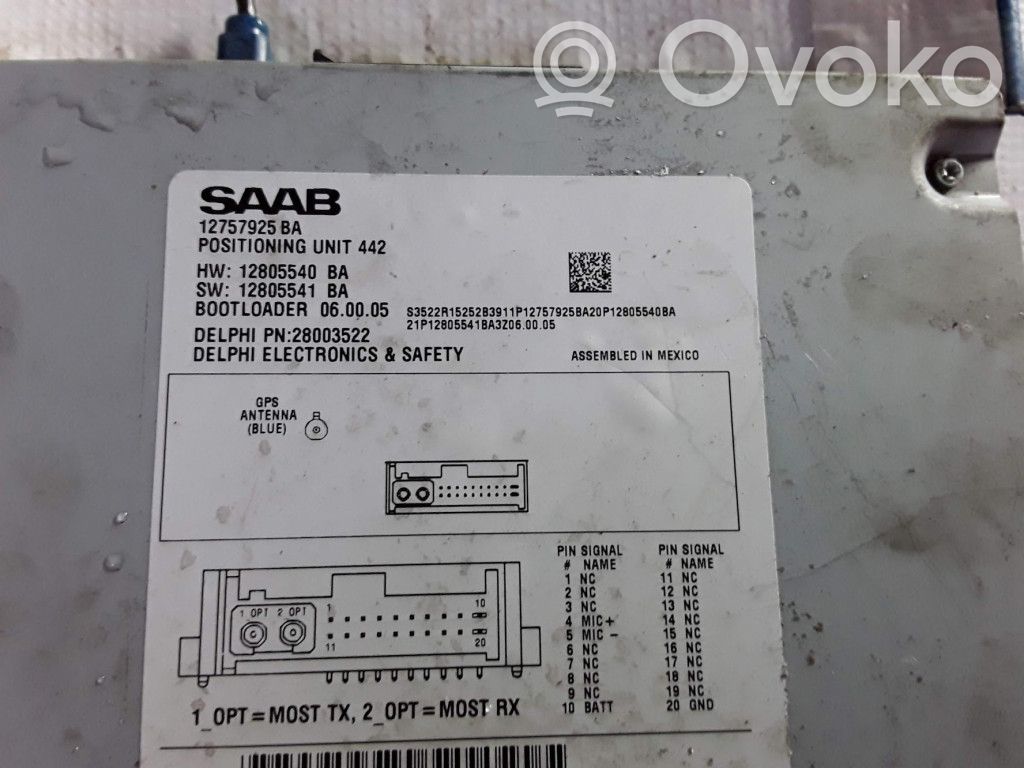 Saab 9-3 Ver2 Aerial antenna amplifier 